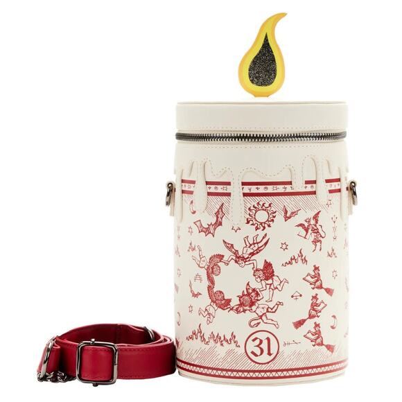 NWT! Loungefly Disney Hocus Pocus Black Flame Candle Crossbody & Wallet Set - Picture 4 of 10